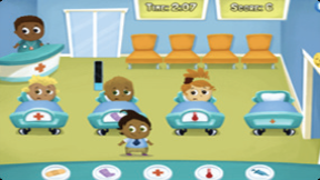 Screenshot of Career Town art painting of a tree